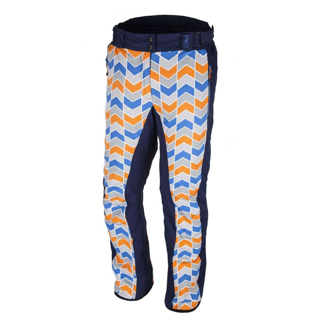 CMP Marylyn womens mult coloured stretch pant navy, mango, nautico
