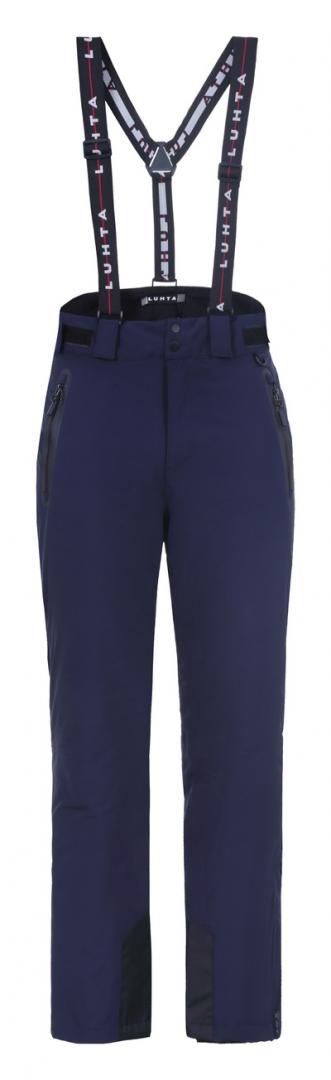 Luhta Kortepohja mens technical stretch ski trousers with braces dark navy