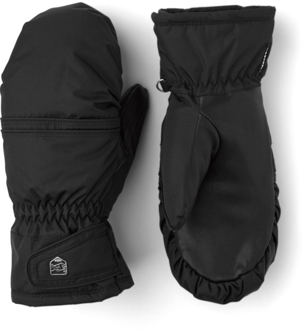 Hestra 2025 Primaloft Leather Female Mitt Black/Black