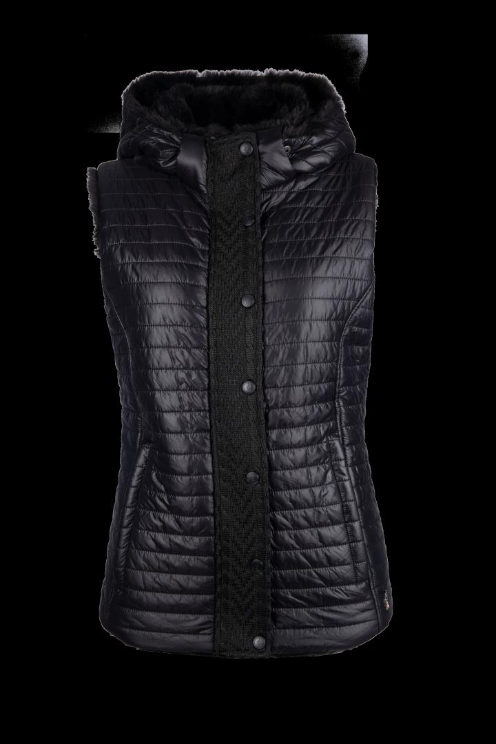 AULP 2025 Leony womens reversible gilet black