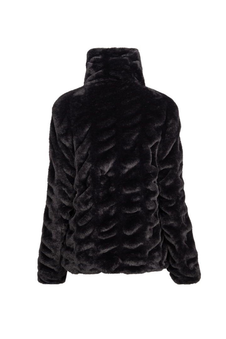 AULP 2024 Vilma Faux Fur Jacket - Black