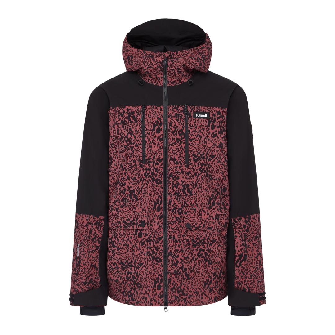Planks 2024 Good Times Insulated Ski/Snowboard Jacket - Clay Red