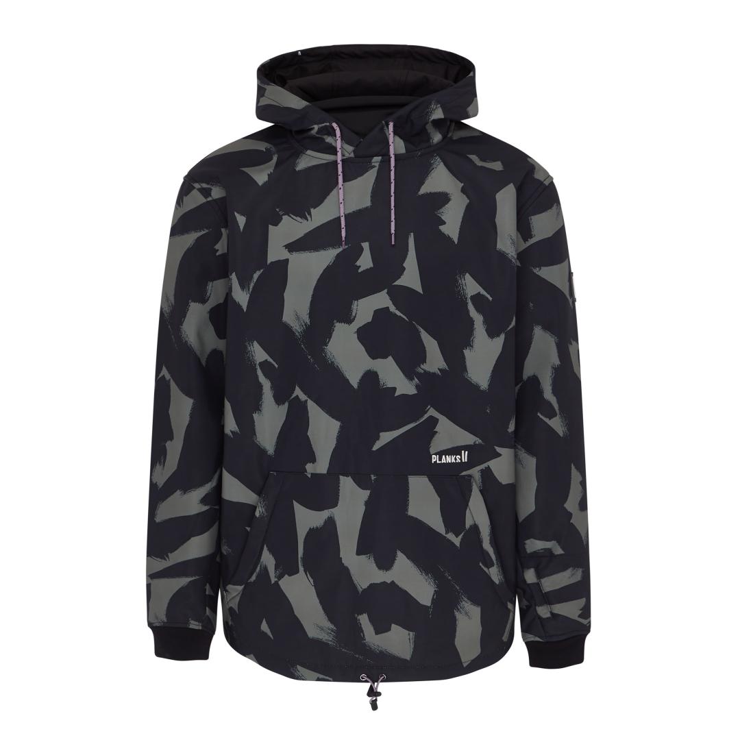 Planks 2024 Men's Parkside Soft Shell Riding Hoodie - Brush Khaki