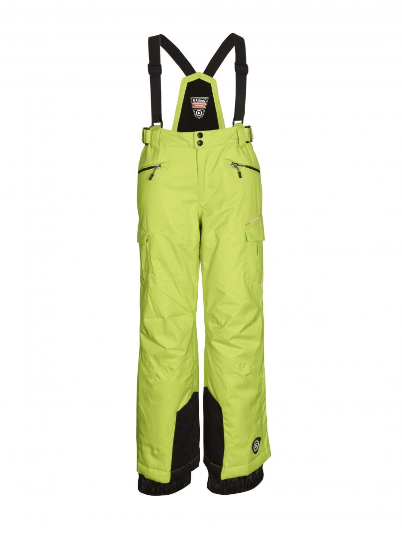 Killtec Fanol youths kids ski or snowboarding pants salopettes lime