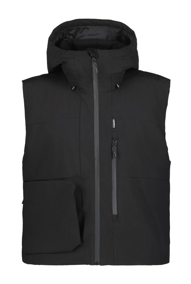 Ice Peak 2026 Carbon unisex Wadded Vest Jacket - Basic Black