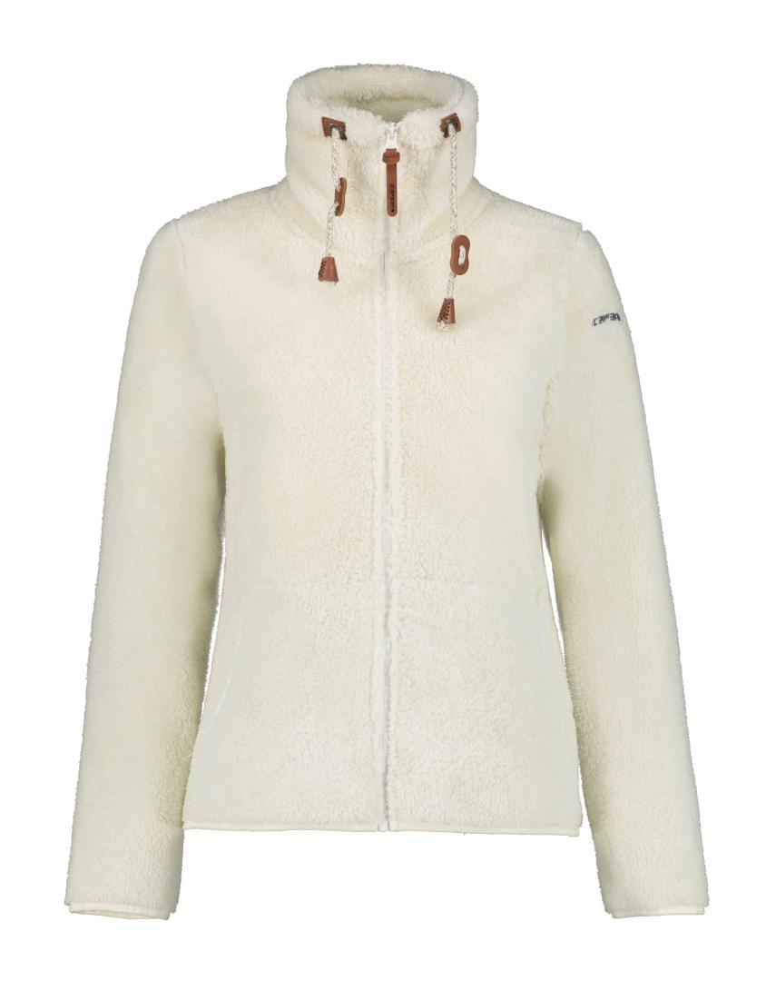 Ice Peak 2024 Womens Midlayer Jacket Icepeak Colony - Natural White