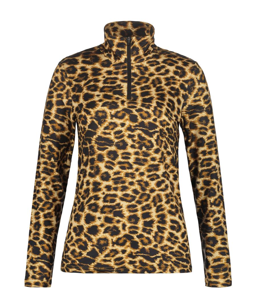 Ice Peak 2026 Flowood Womens 1/2 Zip Shirt - Brown