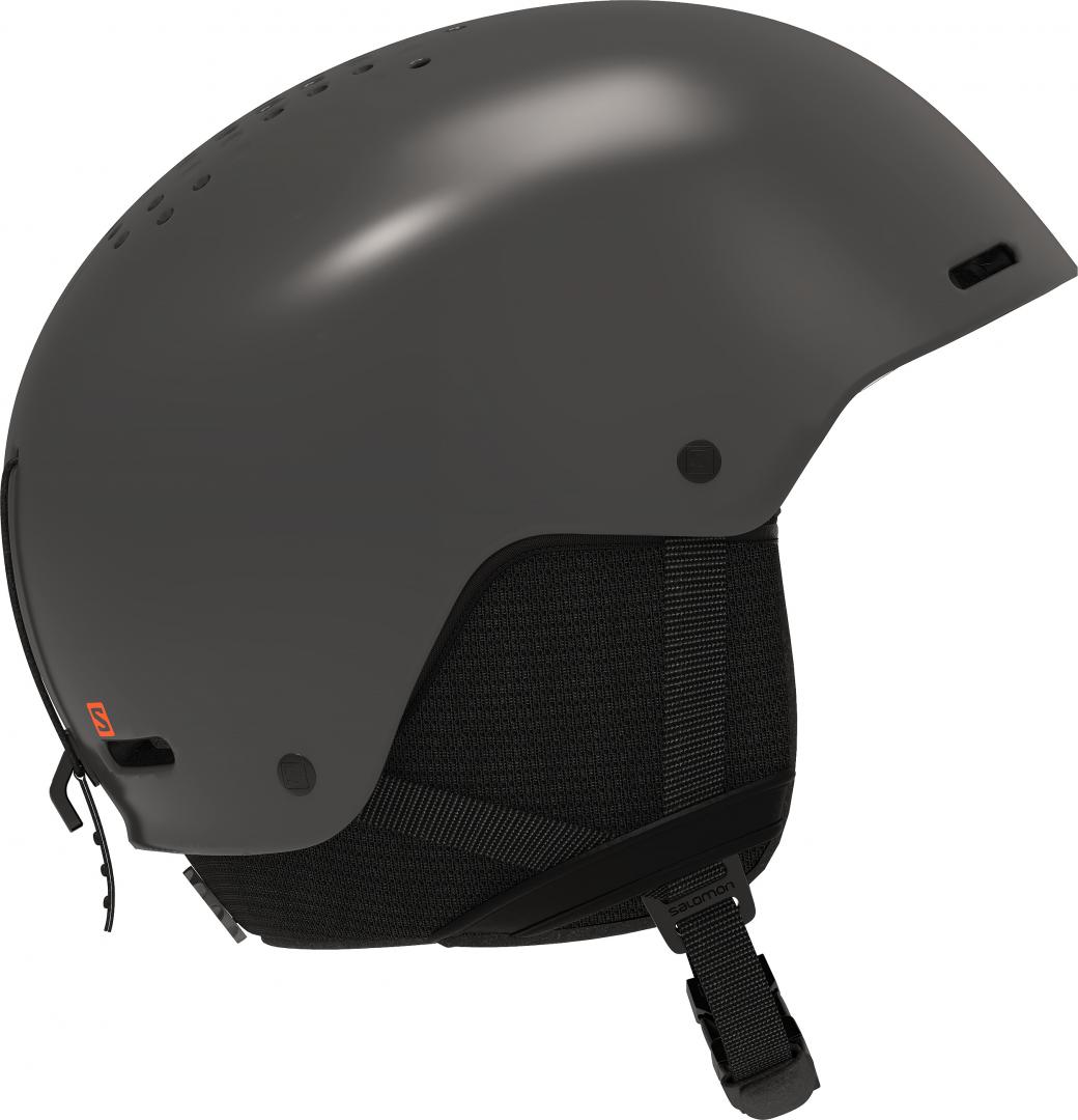 Salomon Brigade+ Ski/Snowboard Helmet - Ebony (Dark Grey)