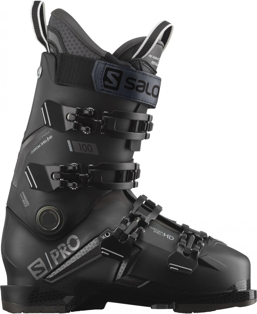 Salomon S PRO 100 GW Alpine Ski Boots - Black/Belluga