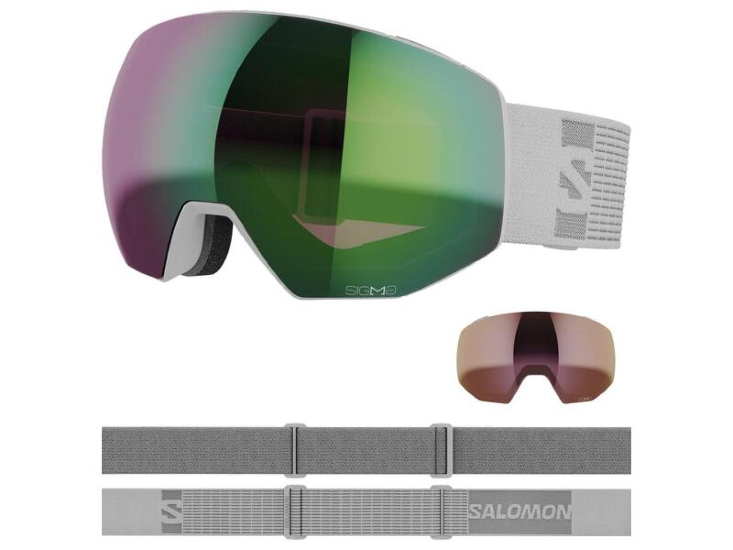 Salomon 2024 Radium prime goggle sigma wh/univ EM