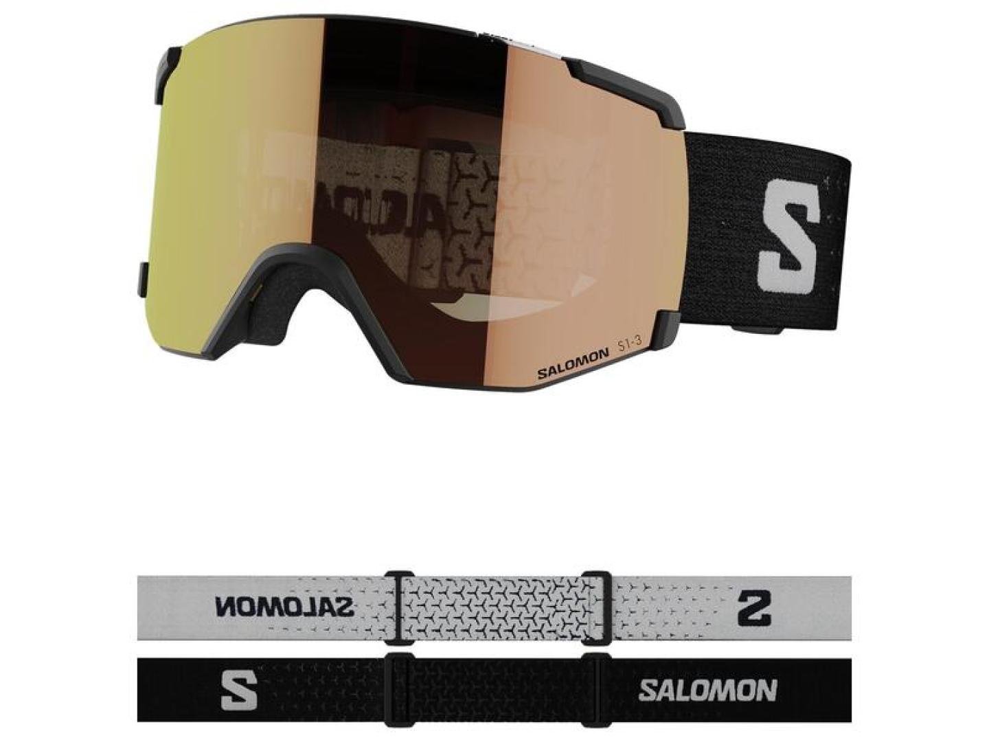 Salomon 2025 S View photo black red goggles