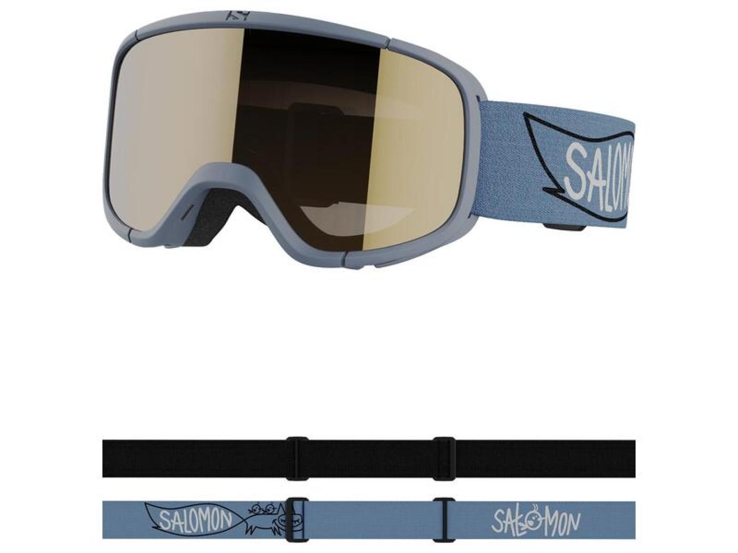 Salomon 2025 Rio junior goggle fit 3-6 year olds smoke blue