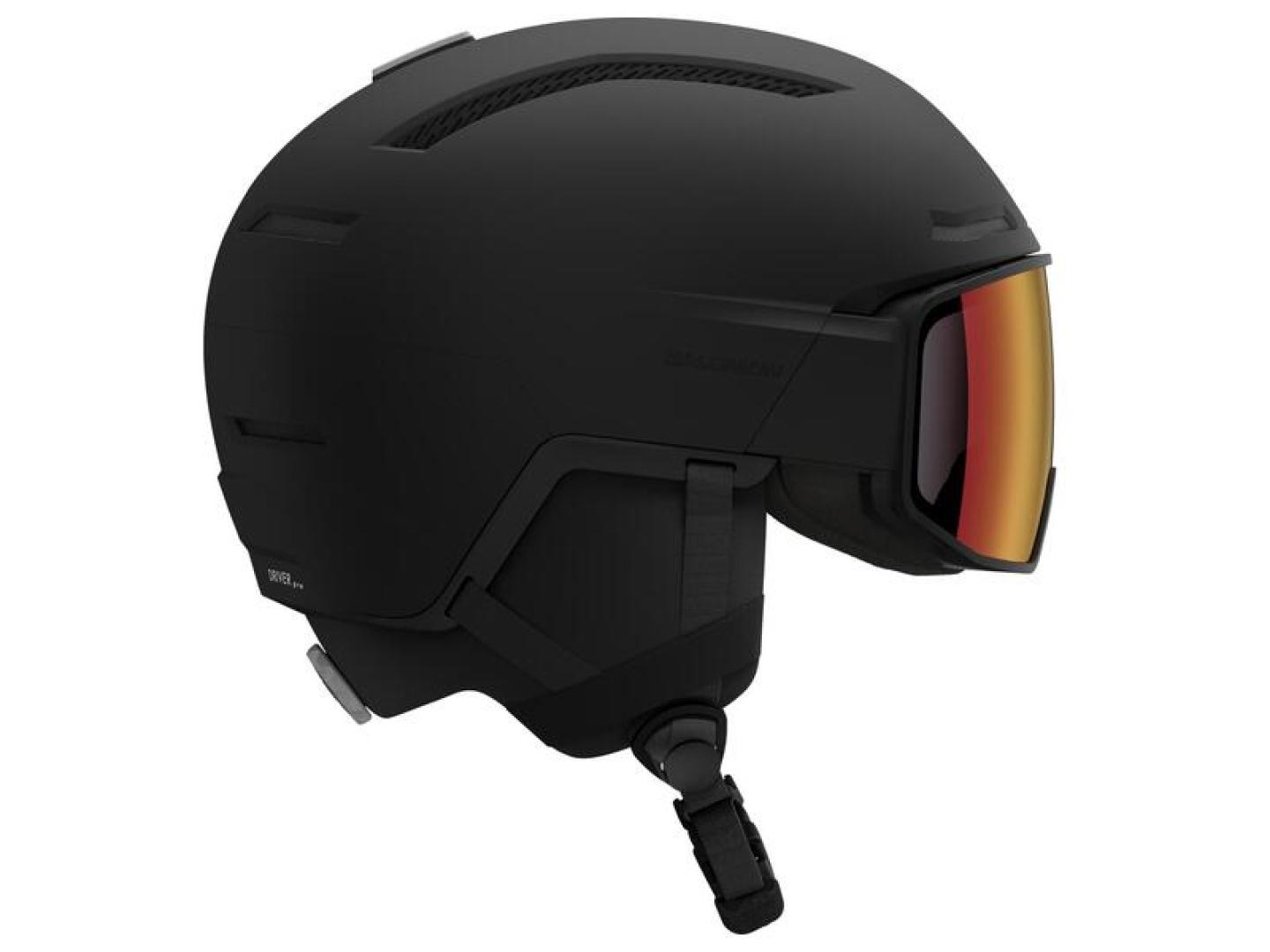 Salomon 2026 Driver Pro Sigma Photo mips Black goggle helmet