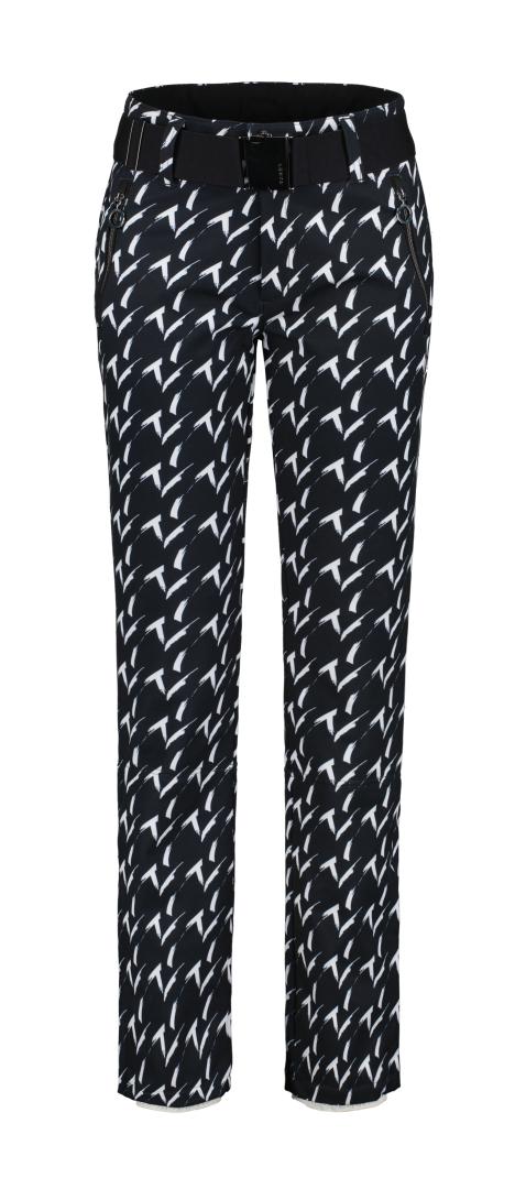 Luhta 2024 Womens Softshell Trousers Luhta Joentaus - Black Patterned