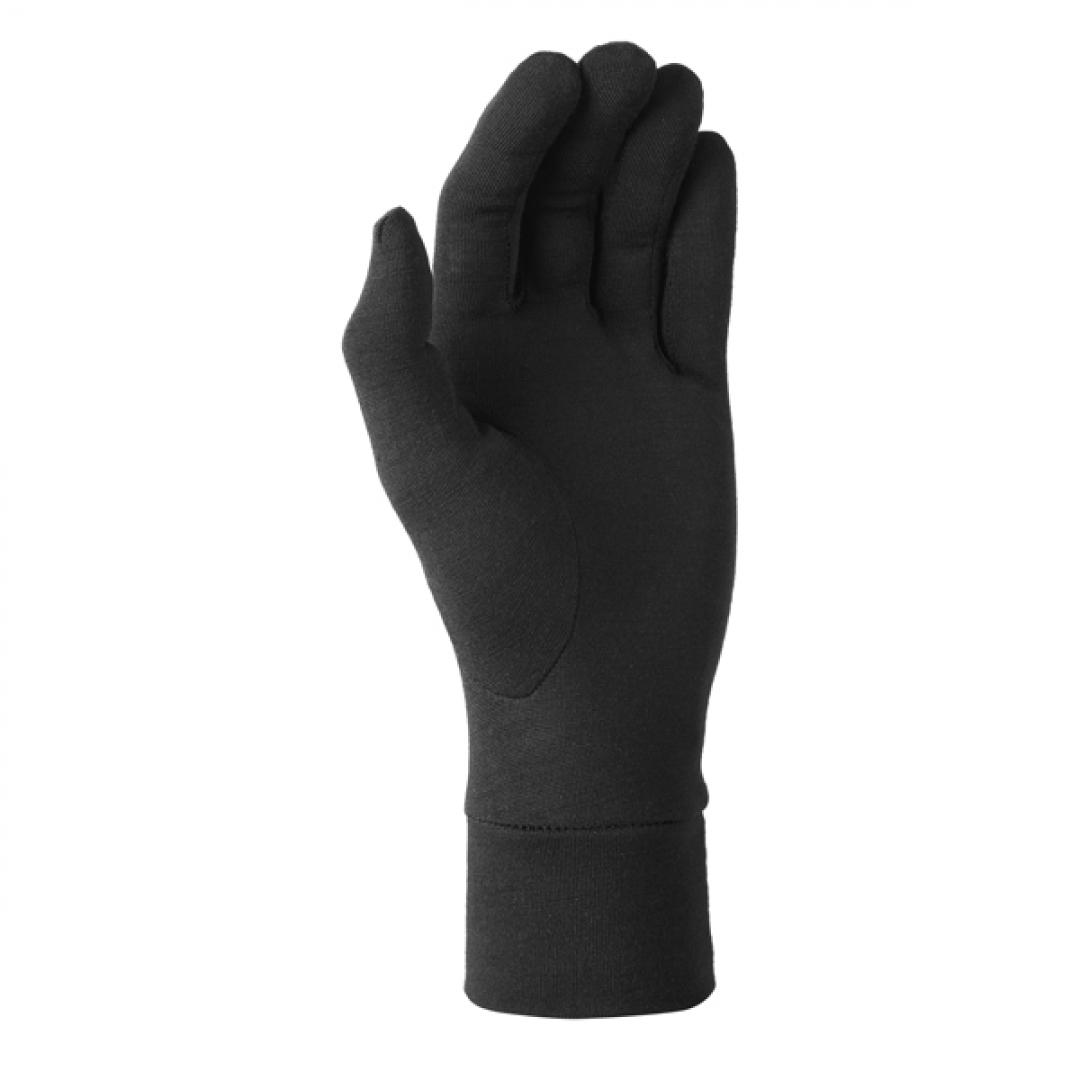 Manbi 2025 Merino wool inner glove liners black