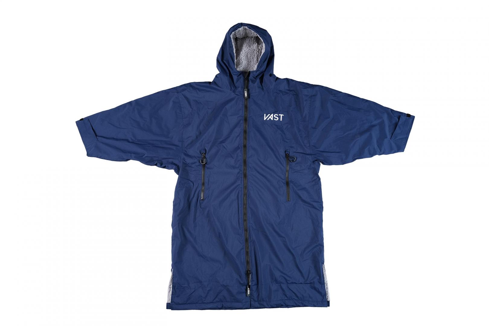 VAST Oversized change robe jacket navy