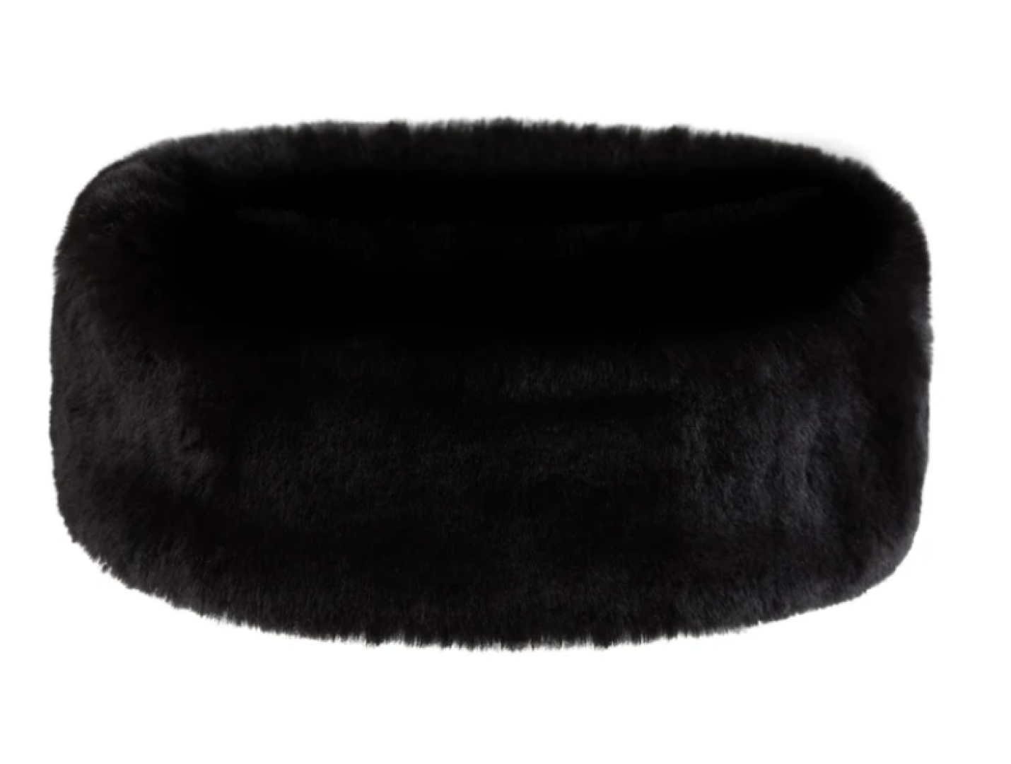 Manbi 2024 Snowlux Faux Fur Headband - Chinchilla Black