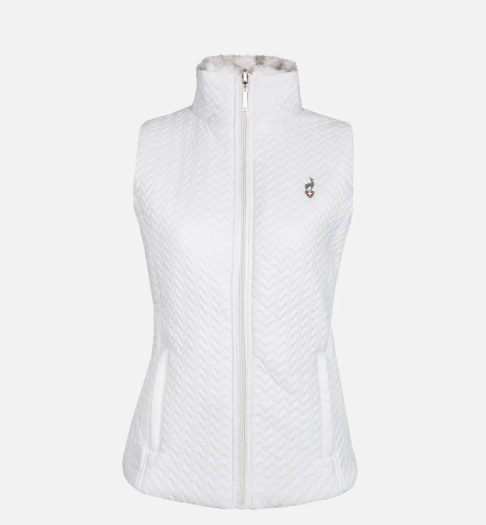 AULP 2024 Sidji Womens Reversible Gilet - White