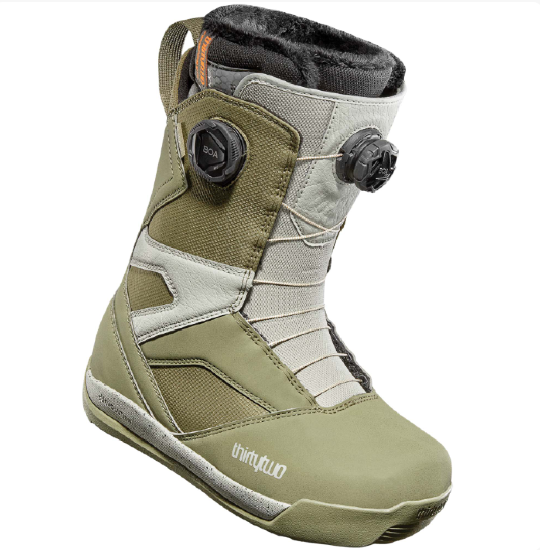 ThirtyTwo 2025 STW Double Boa Women's Snowboard Boot - Olive