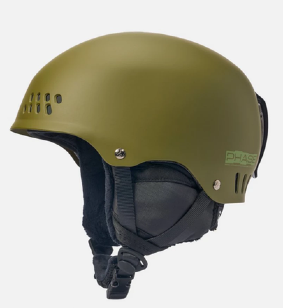 K2 2025/26 Phase Pro Ski/Snowboard Helmet - Dark Olive Green