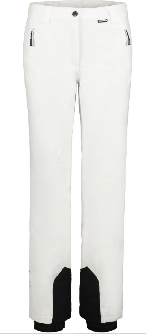 Ice Peak 2024 Womens Wadded Trousers Icepeak Freyung - Optic White