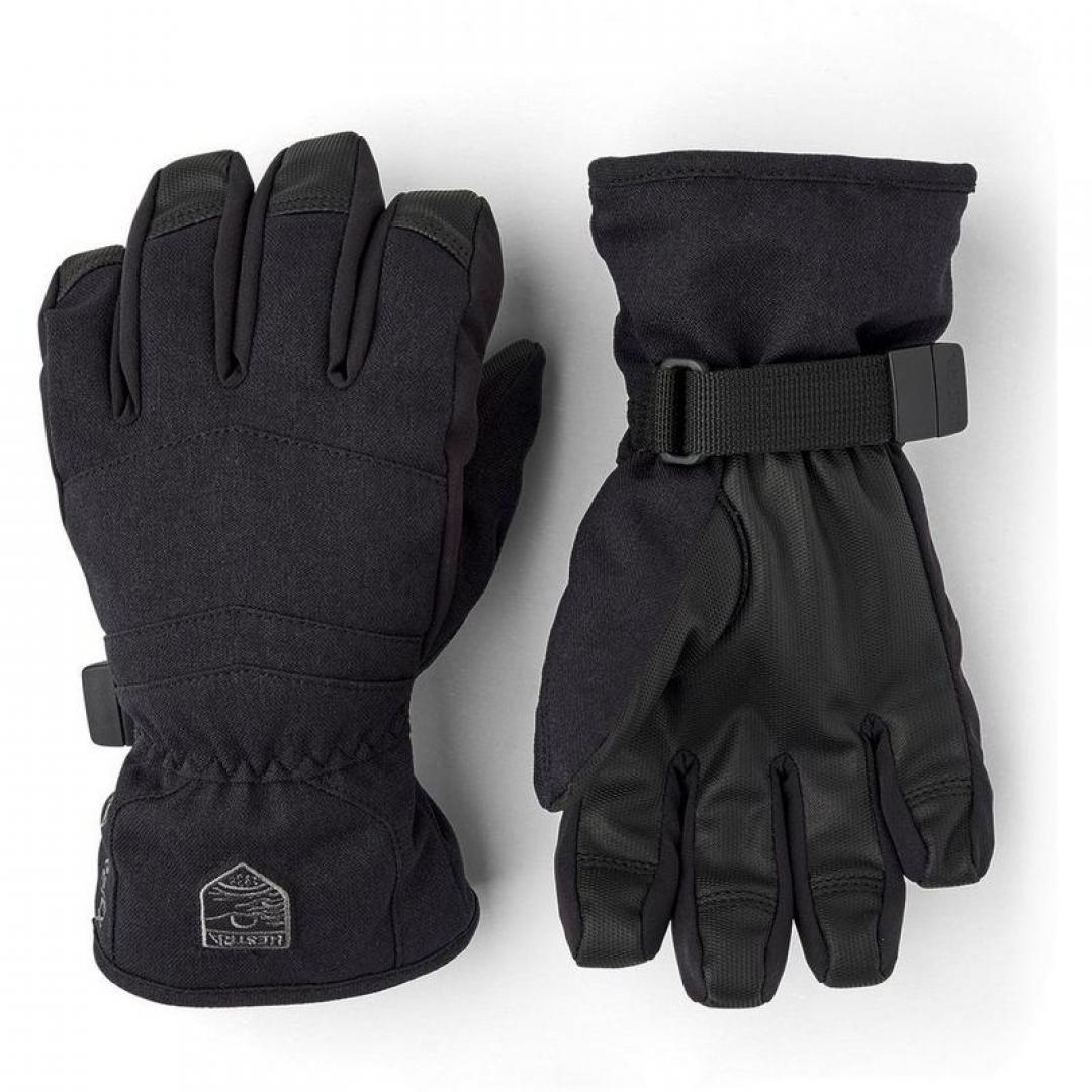 Hestra Atlas black gortex kids gloves waterproof and warm