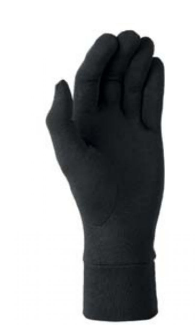 Manbi Merino Wool Glove Liner - Black