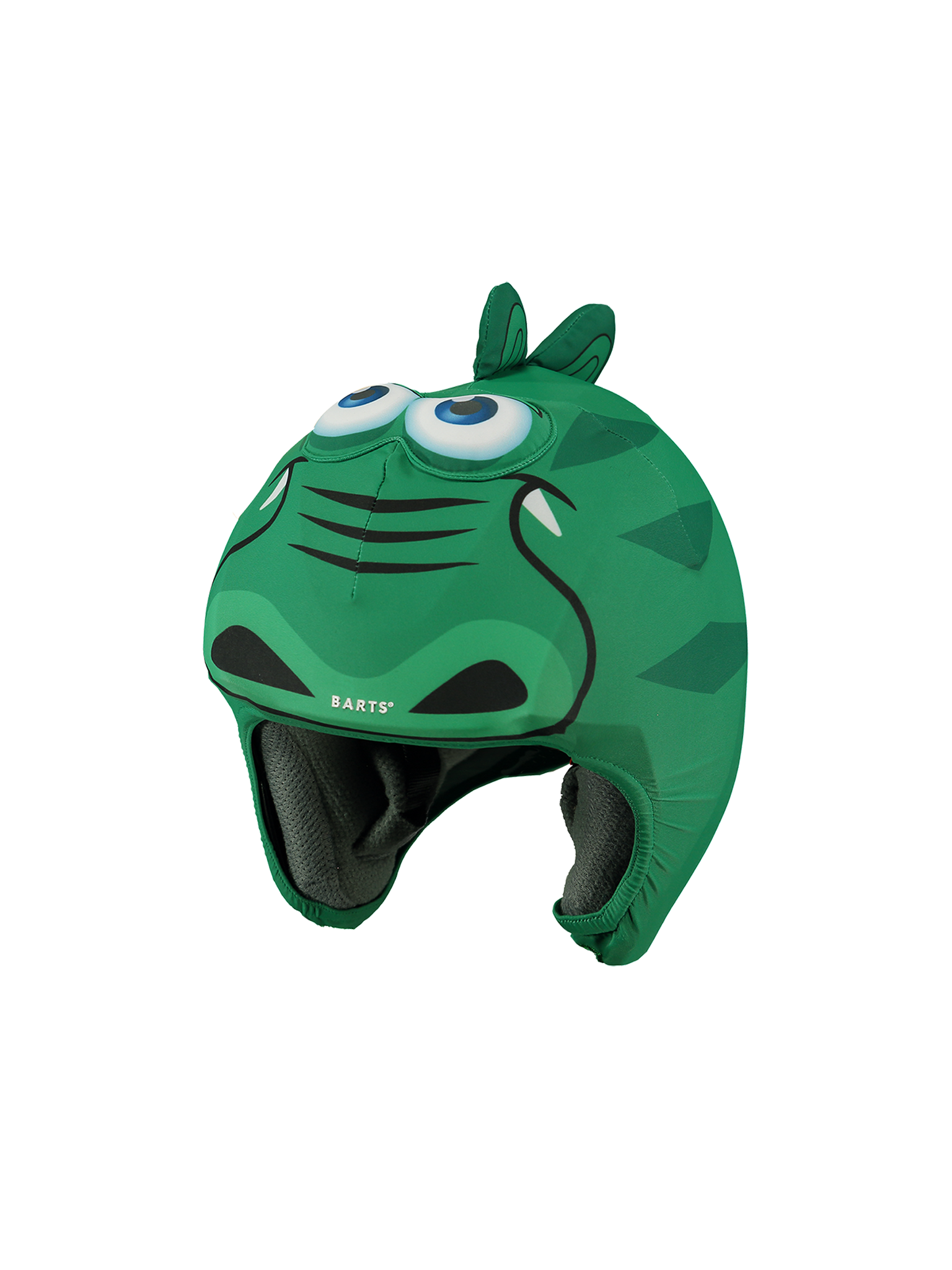 Barts 2024 Helmet cover green monster view 2