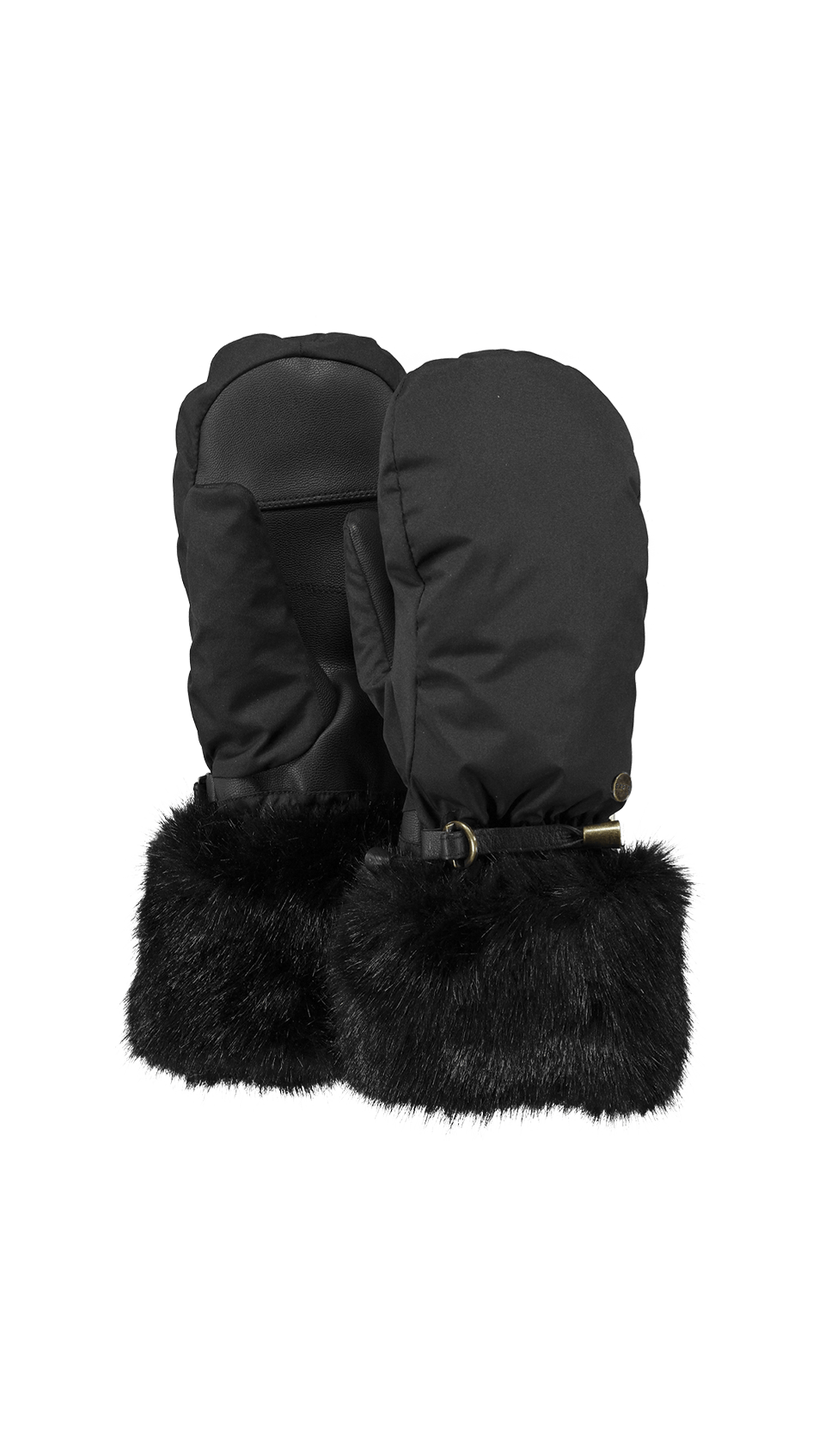 Barts Empire ski mitts black waterproof view 2