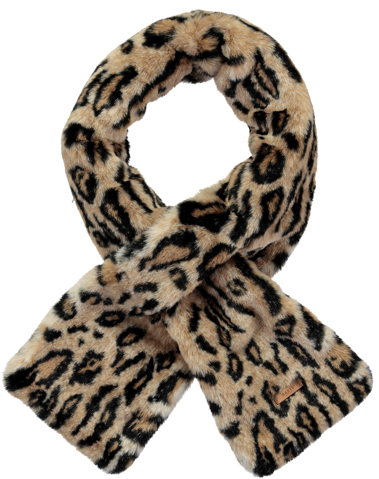 Barts Holly Scarf, Leopard Print Faux Fur view 4