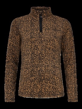 Protest 2025 FUZZY24 1/4 Zip Active Top Tortilla view 2