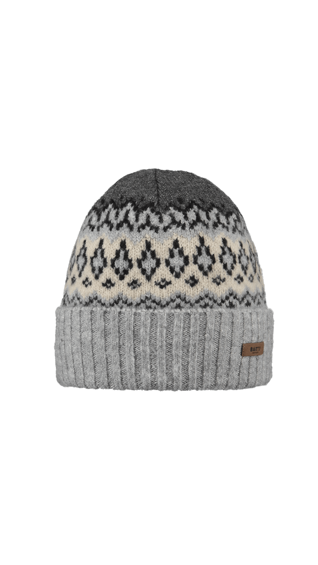 Barts Gregoris beanie heather grey view 2
