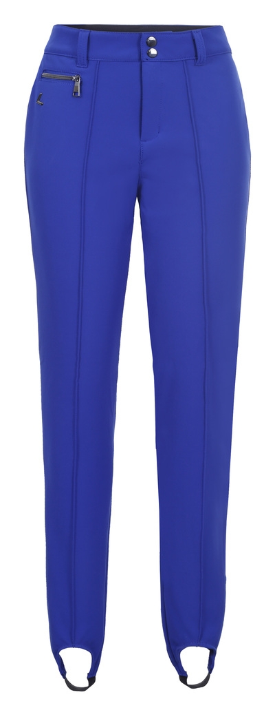 Luhta Joentaka womens stirup ski pants stretch electric blue view 2