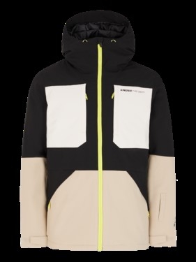 Protest 2025 ENSTONE Snow Jacket Bamboo beige. view 2