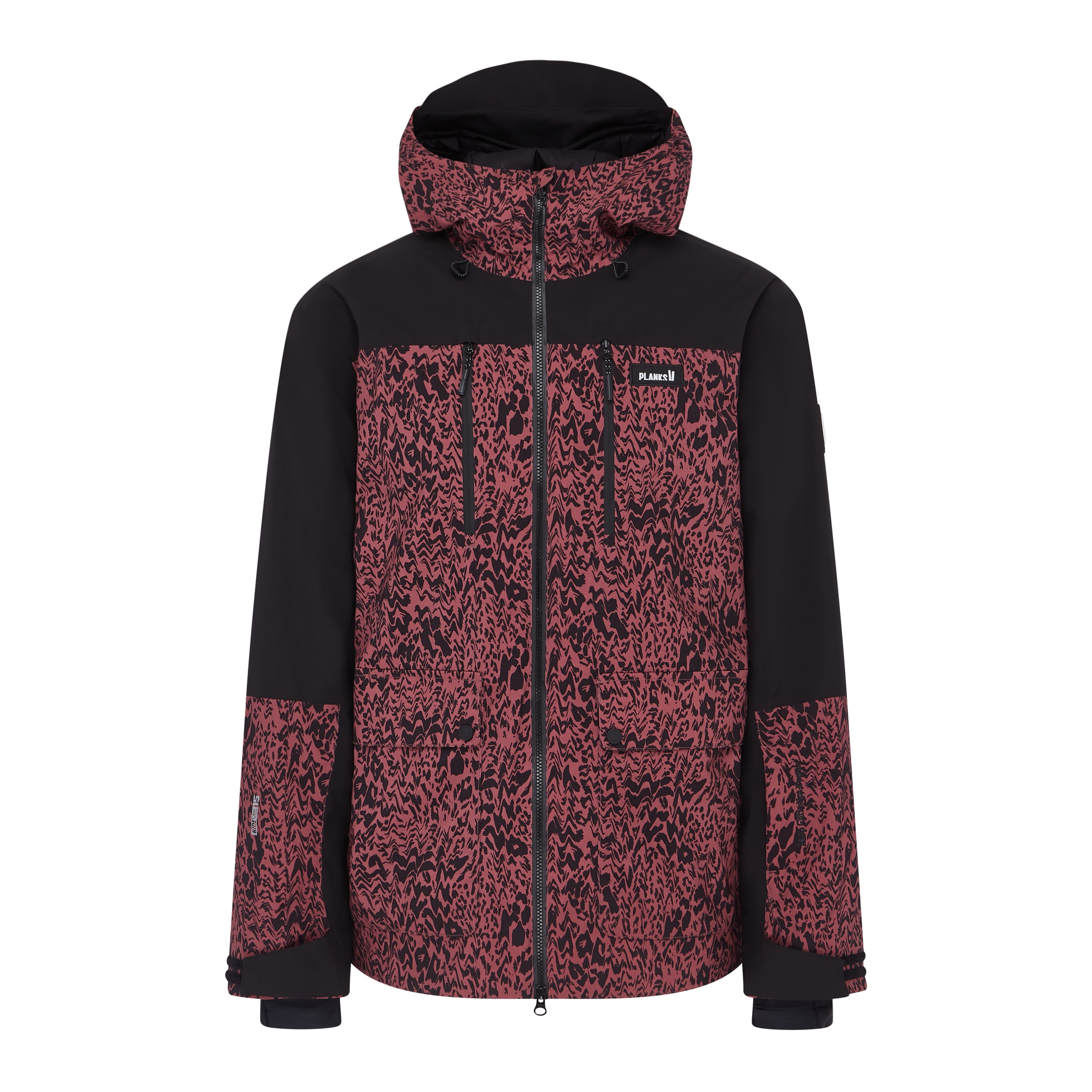 Planks 2024 Good Times Insulated Ski/Snowboard Jacket - Clay Red view 2