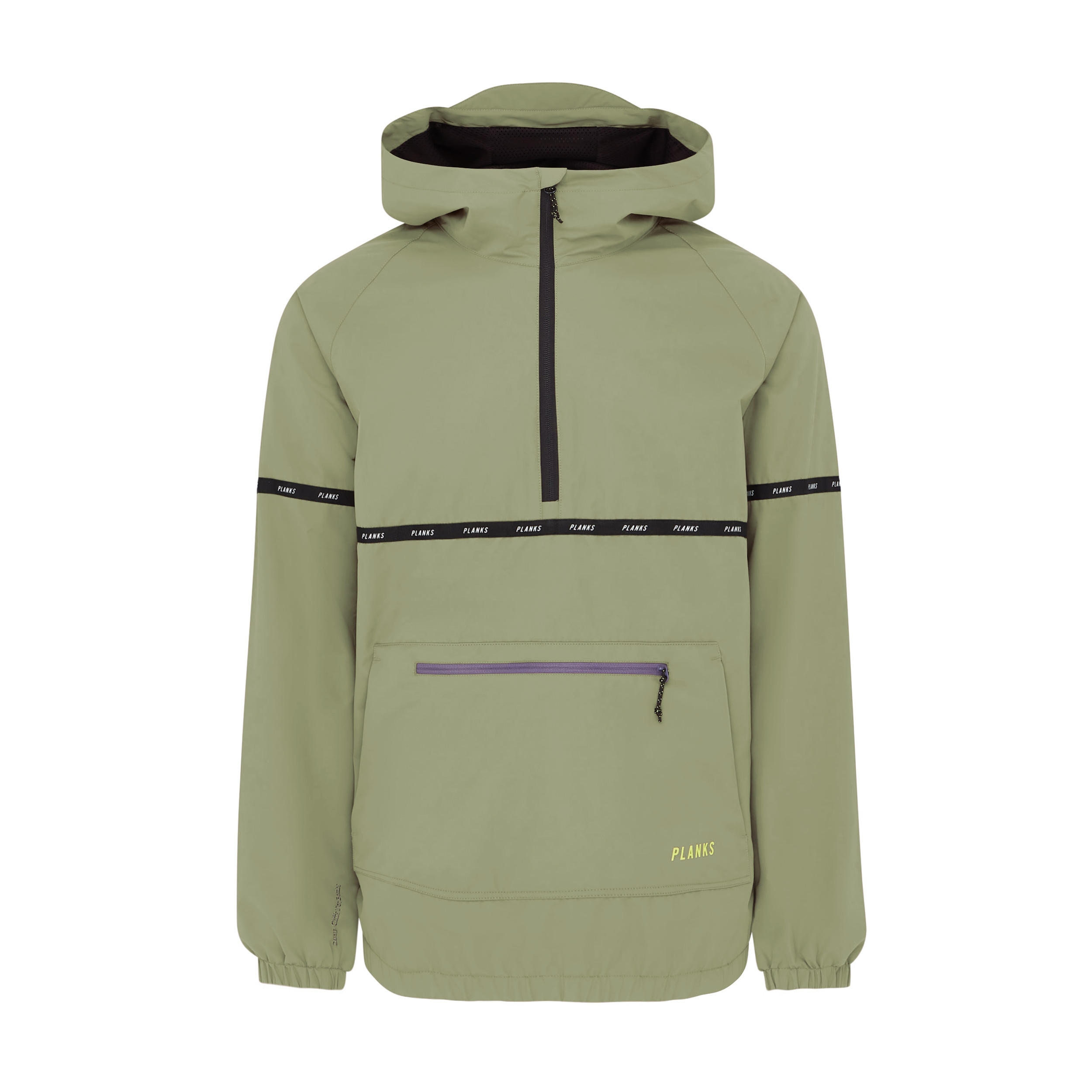 Planks 2024 Gateway Unisex Smock Waterproof Jacket - Khaki Green view 2