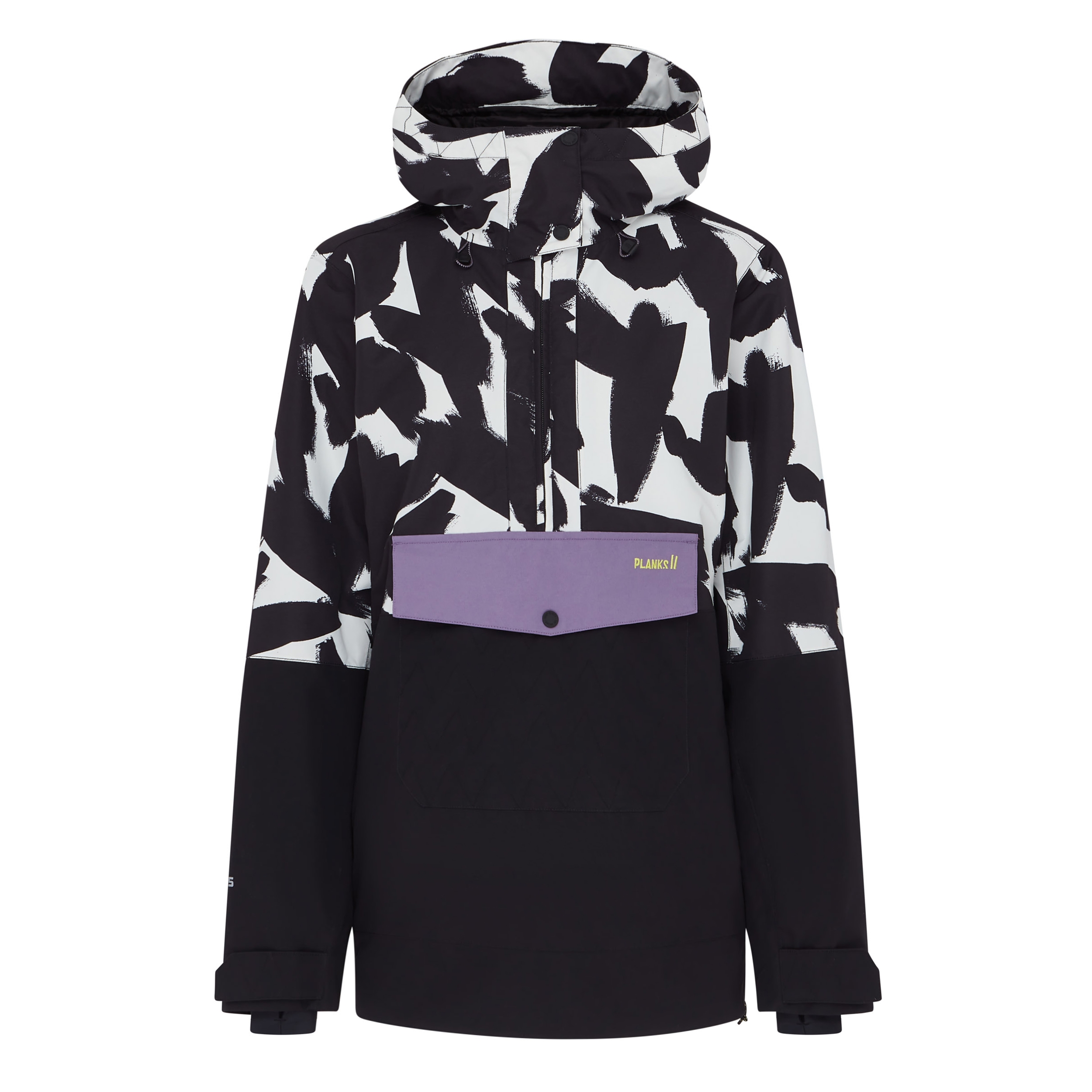 Planks 2024 Women's Overstoke Anorak Ski Snowboard Jacket - Brush Bone view 2