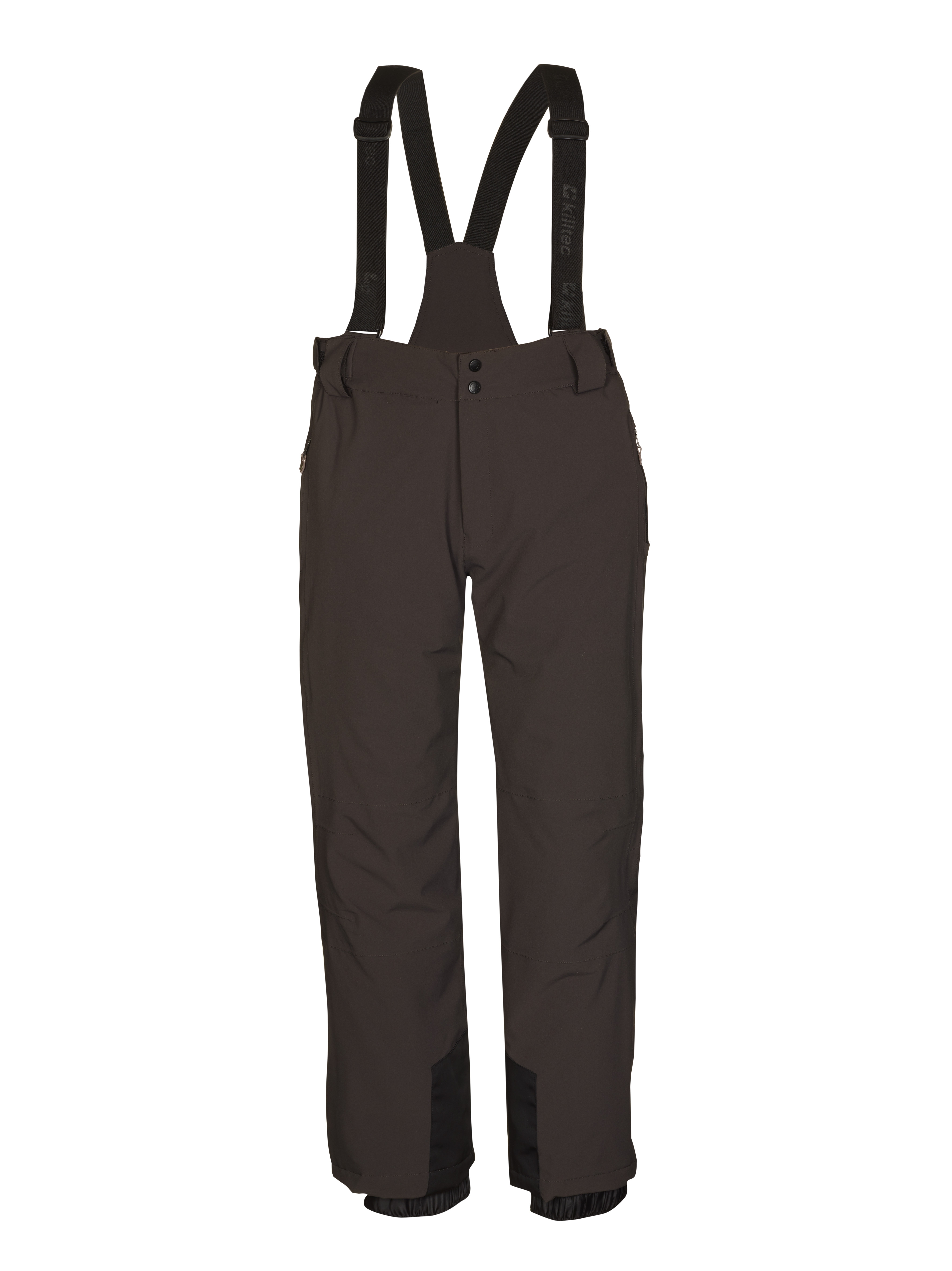 Killtec Ennio mens function pants braces dark chocolate view 2