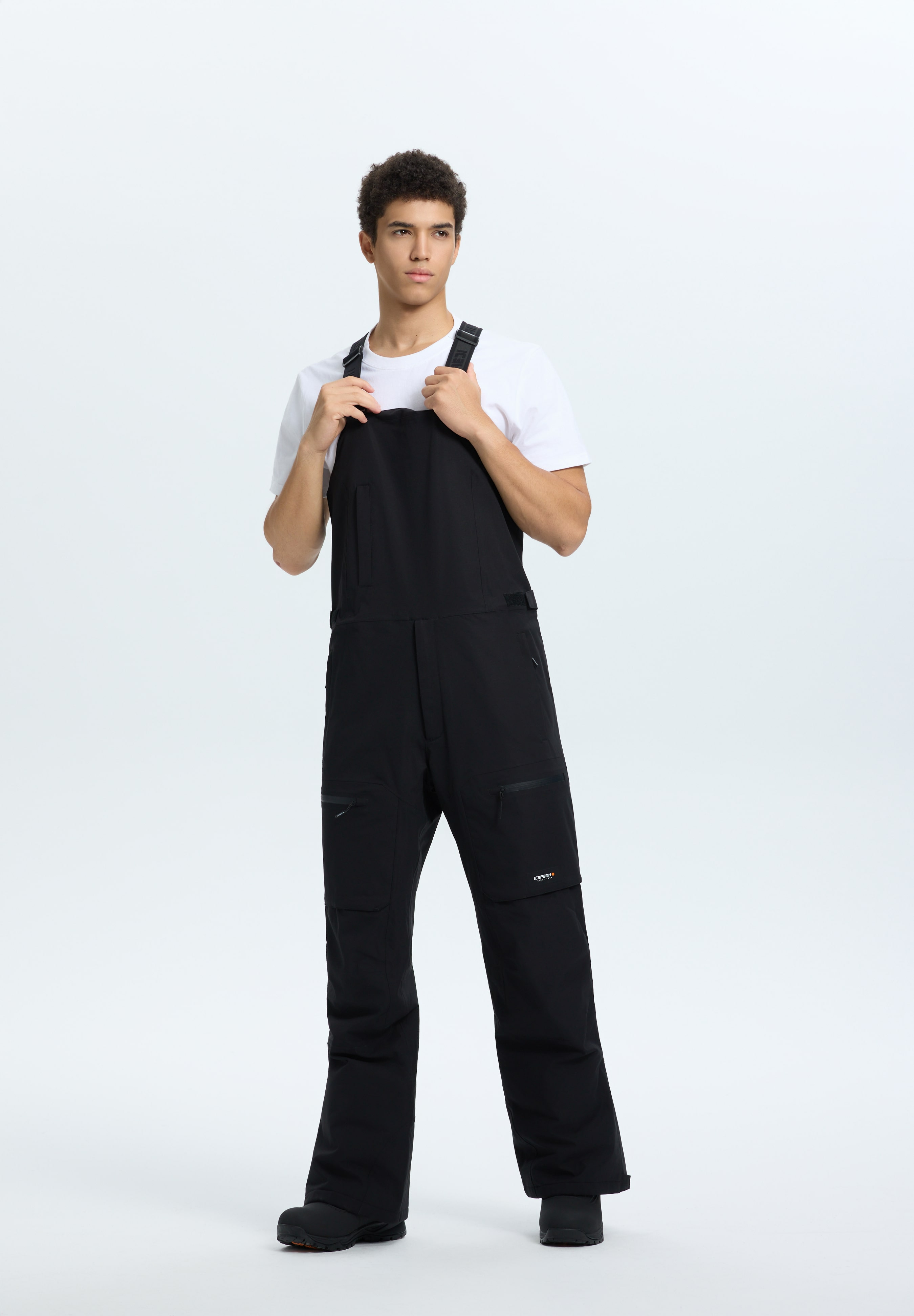 Ice Peak 2026 Cambo Mens Bibbed Trousers - Basic Black view 3