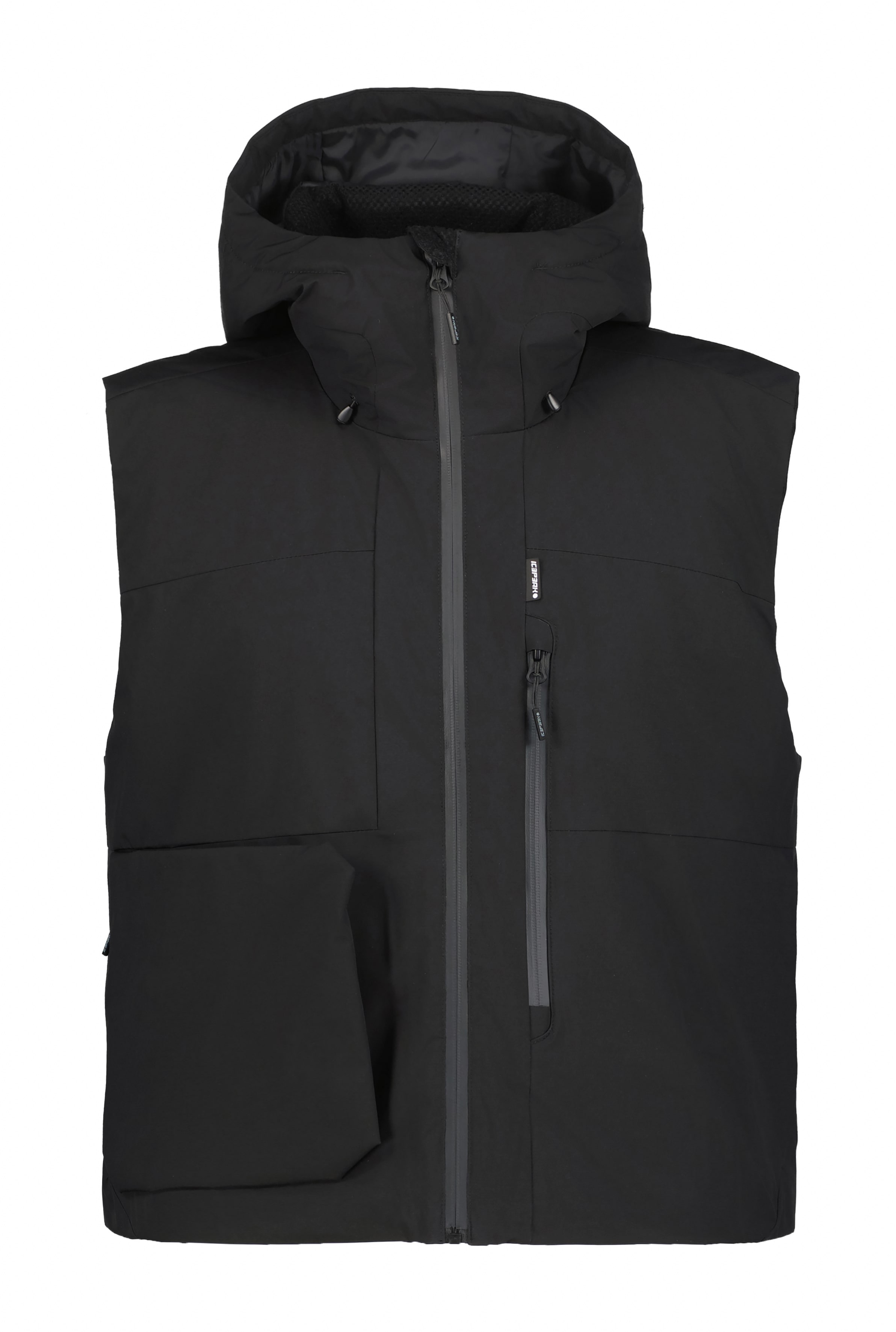 Ice Peak 2026 Carbon unisex Wadded Vest Jacket - Basic Black view 2