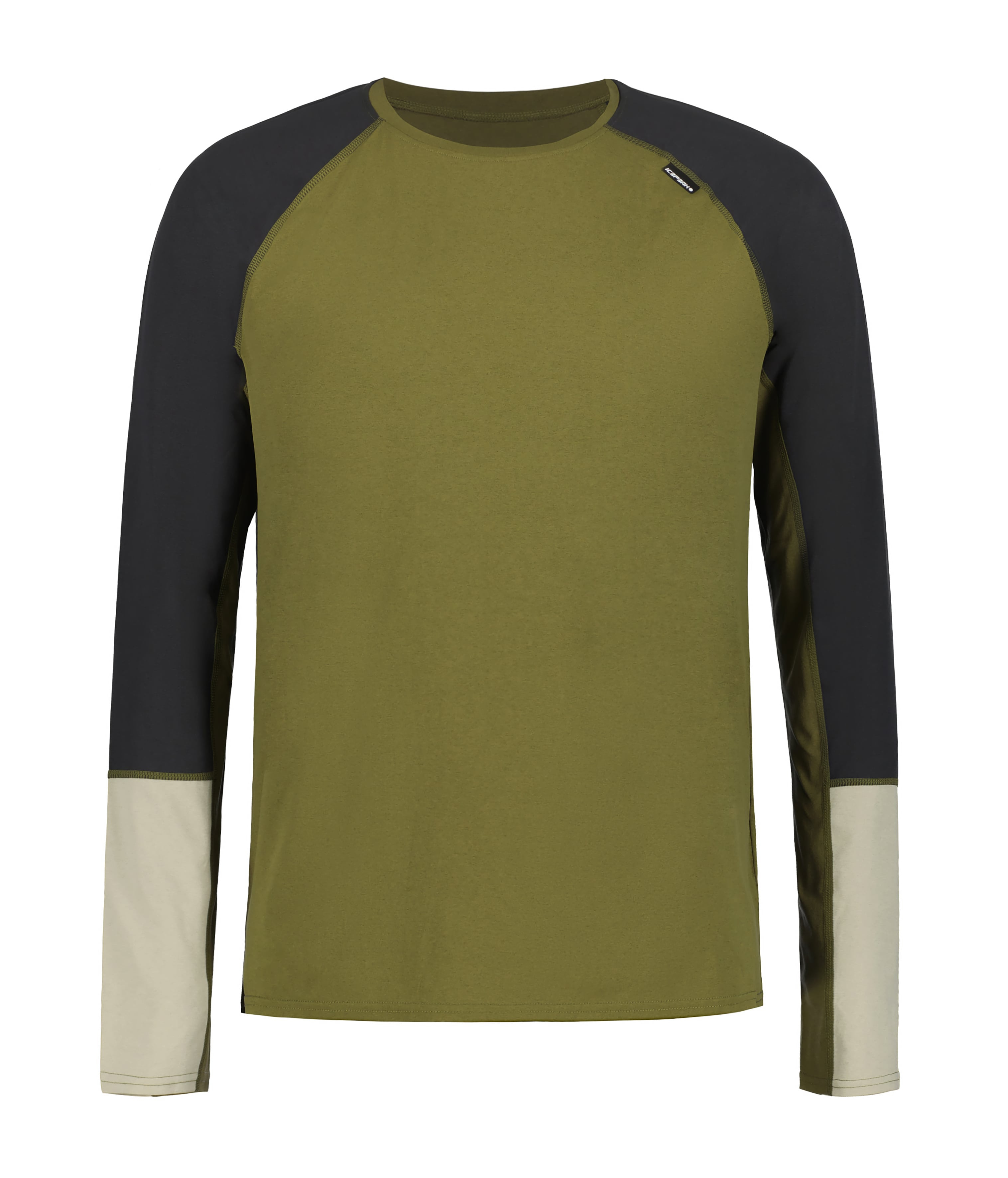 Ice Peak 2026 Colden Mens Baselayer Shirt - Olive view 2