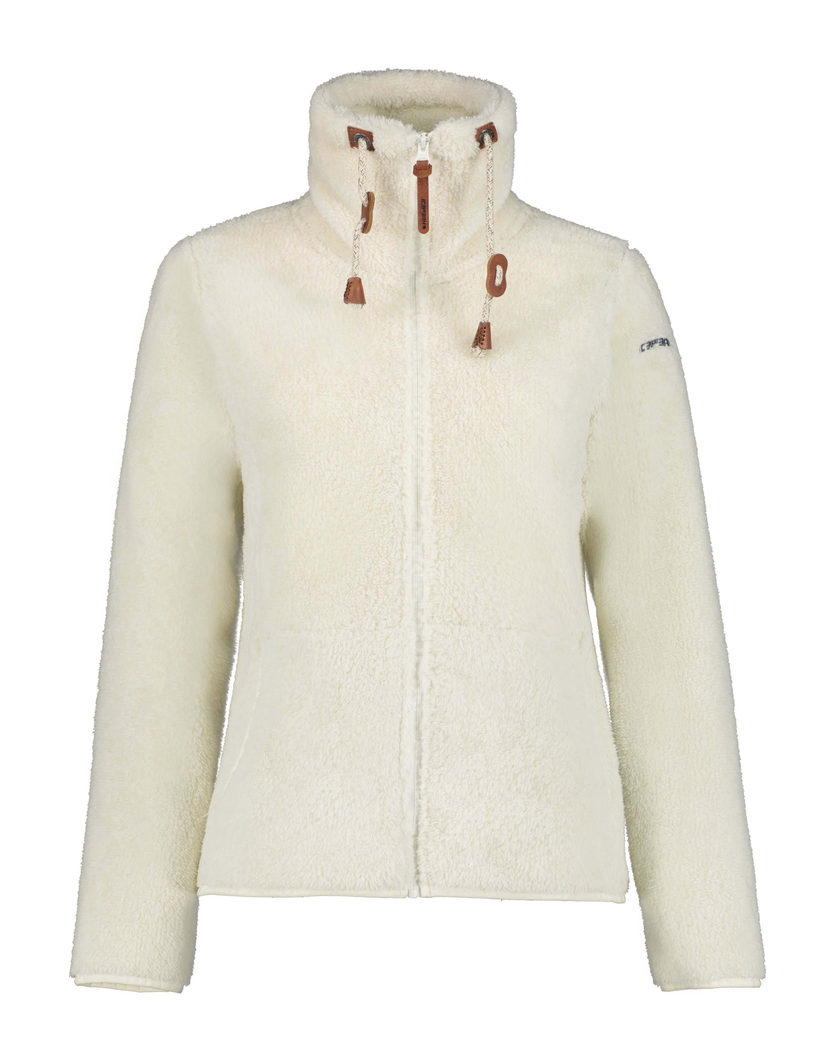 Ice Peak 2024 Womens Midlayer Jacket Icepeak Colony - Natural White view 3
