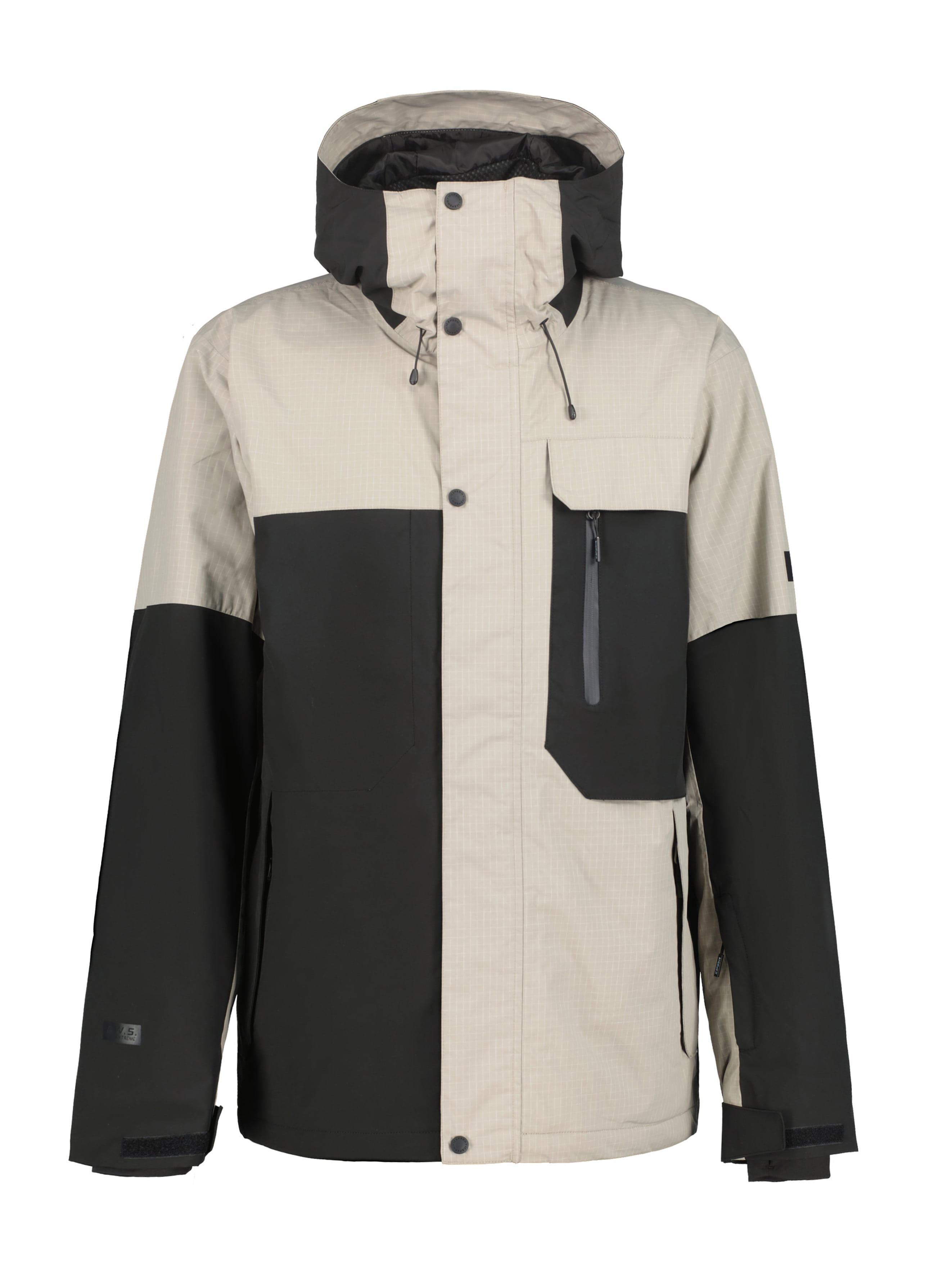 Ice Peak 2026 Cruger Mens Wadded Jacket - Grey view 2