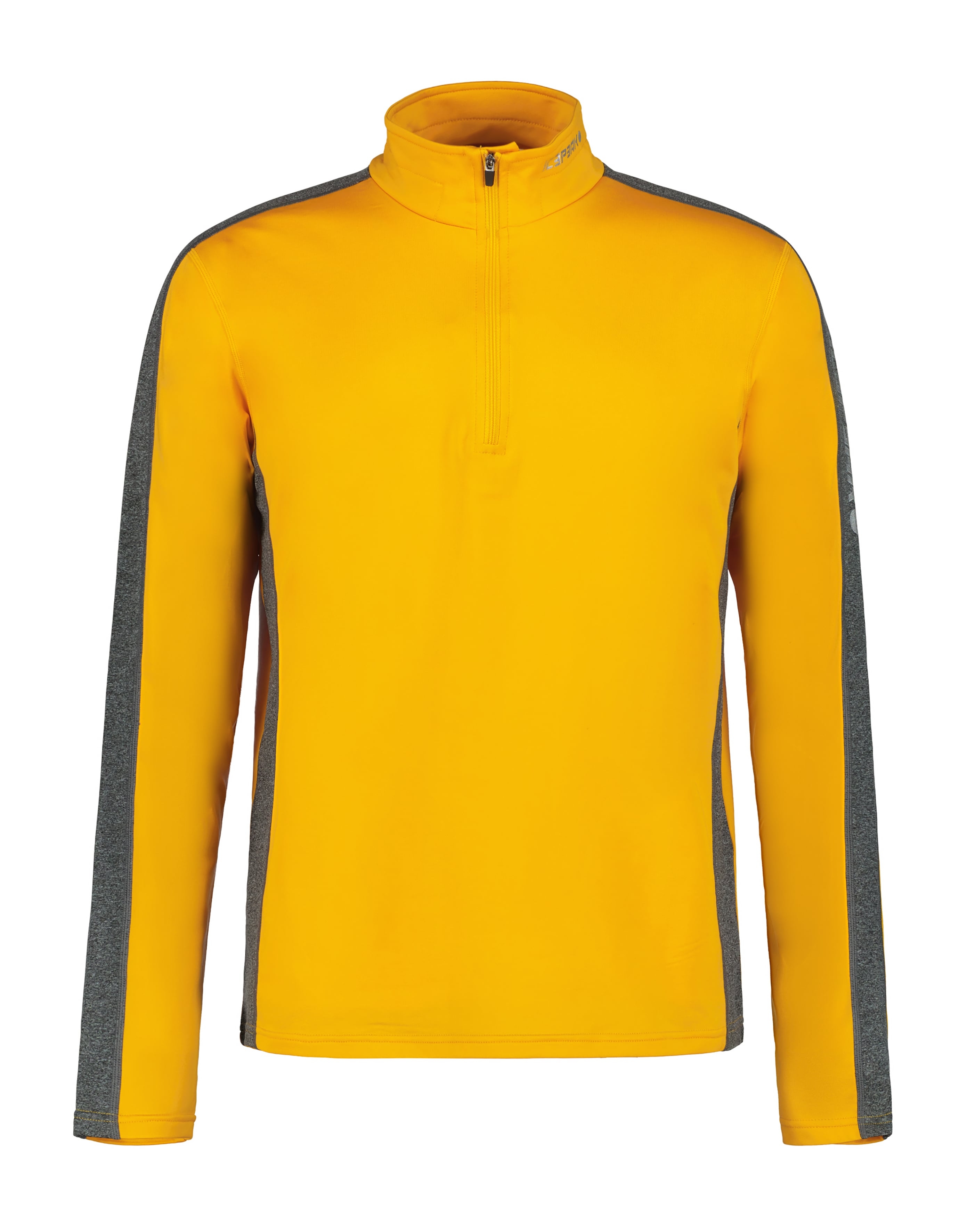 Ice Peak 2024 Mens Thermal 1/2 Zip Shirt Icepeak Fleminton - Yellow view 3