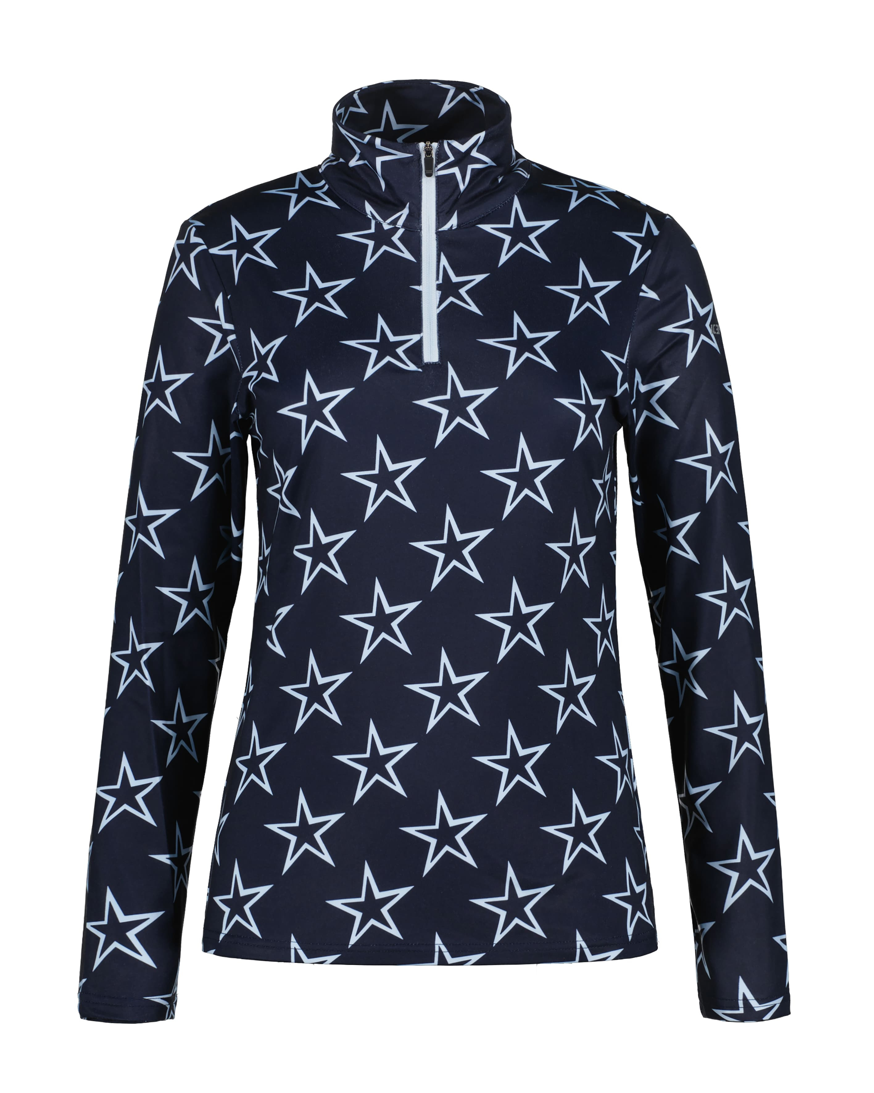 Ice Peak 2026 Flowood Womens 1/2 Zip Shirt - Dark Blue view 4