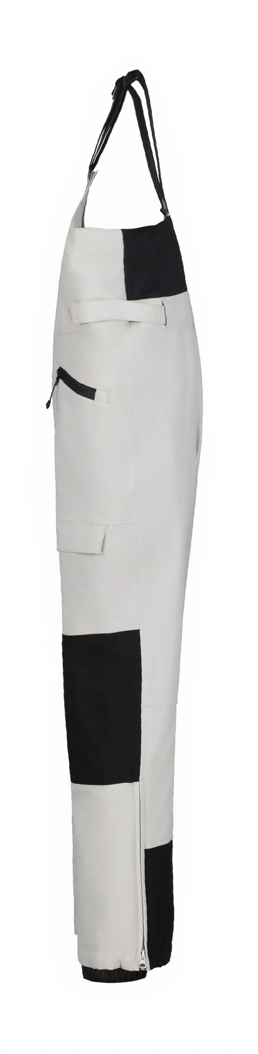 Ice Peak 2025 Leary Junior Wadded Bib Trousers - Light Grey view 2