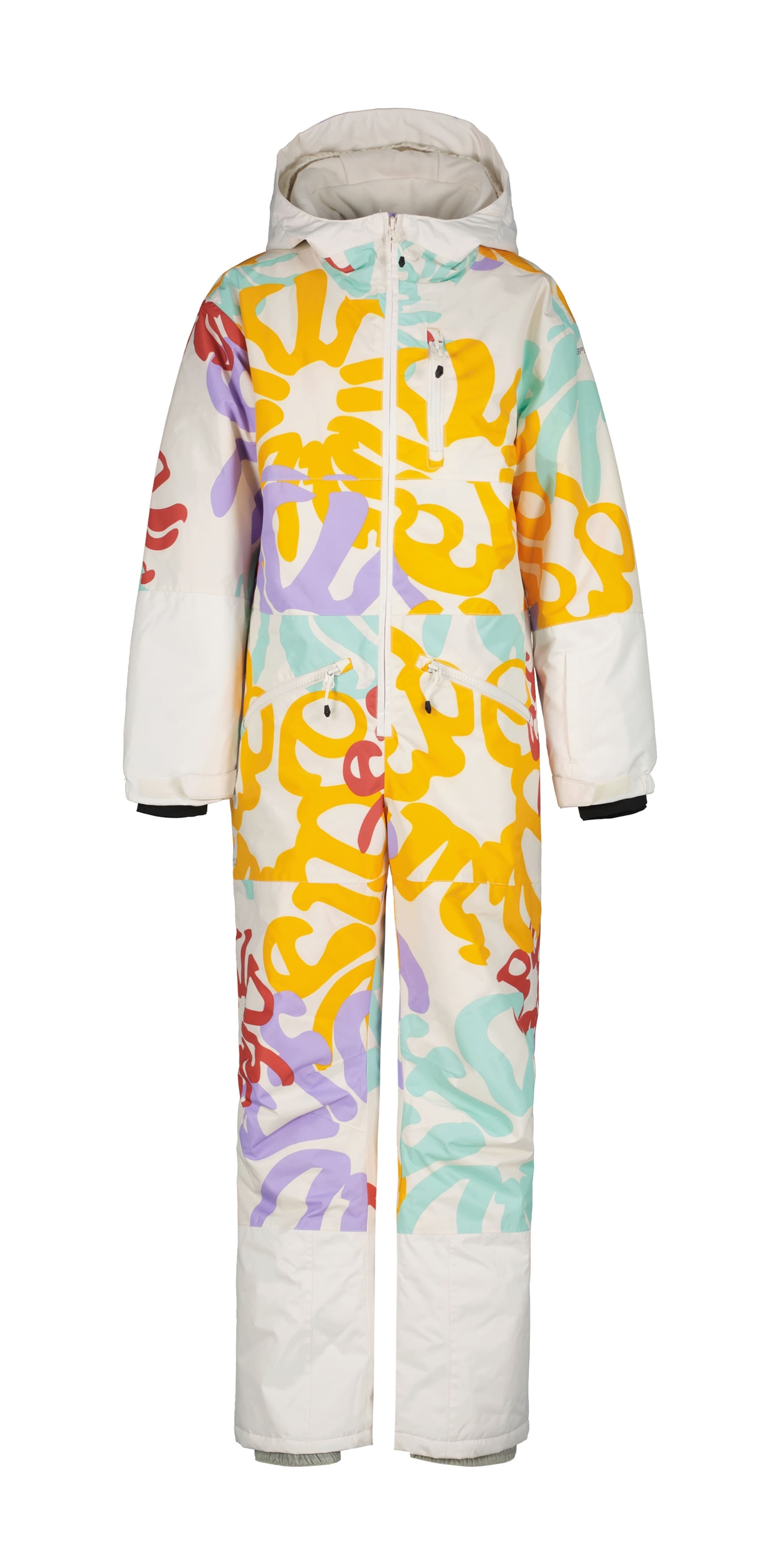 Ice Peak 2024 Childrens Wadded Overall Icepeak Leland Jr - Powder view 2