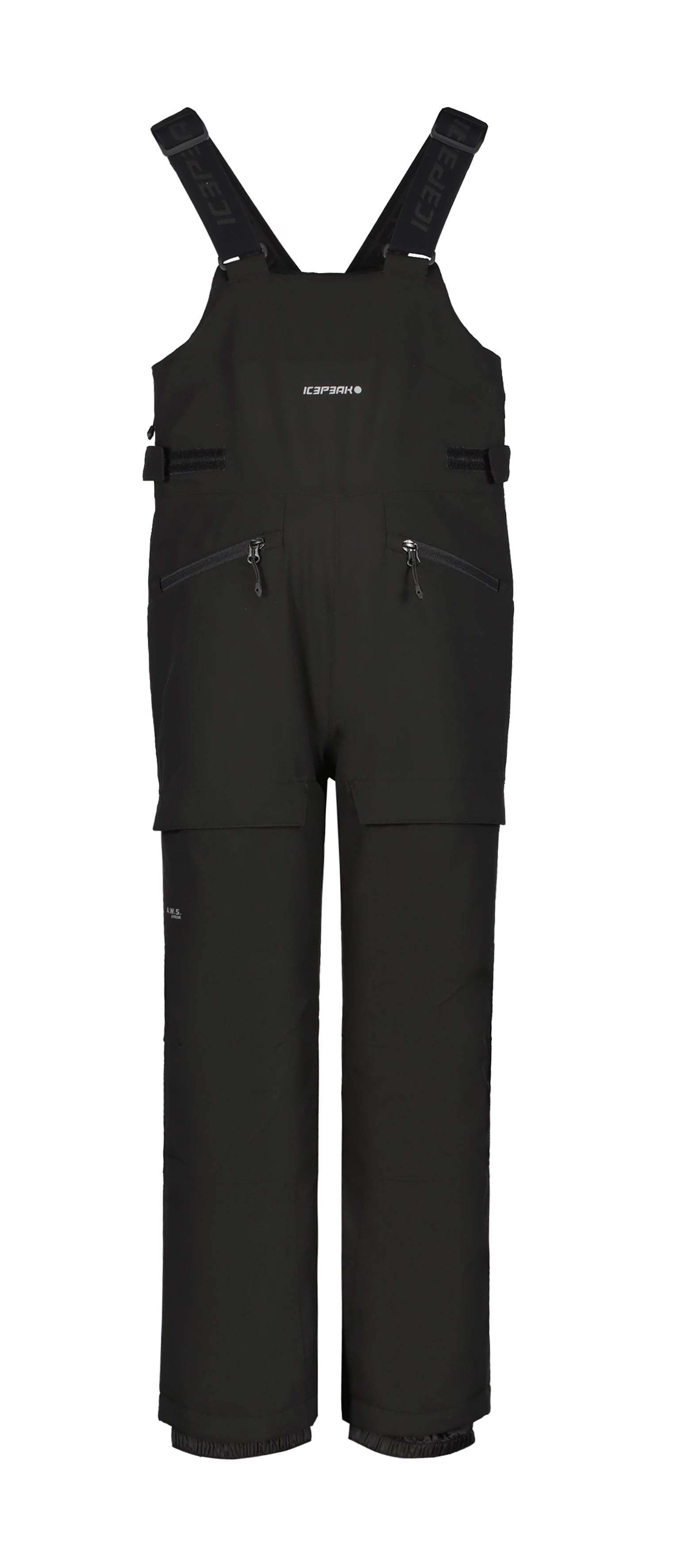 Ice Peak 2025 Lourdes Junior Wadded Bib Trousers - Basic Black view 2
