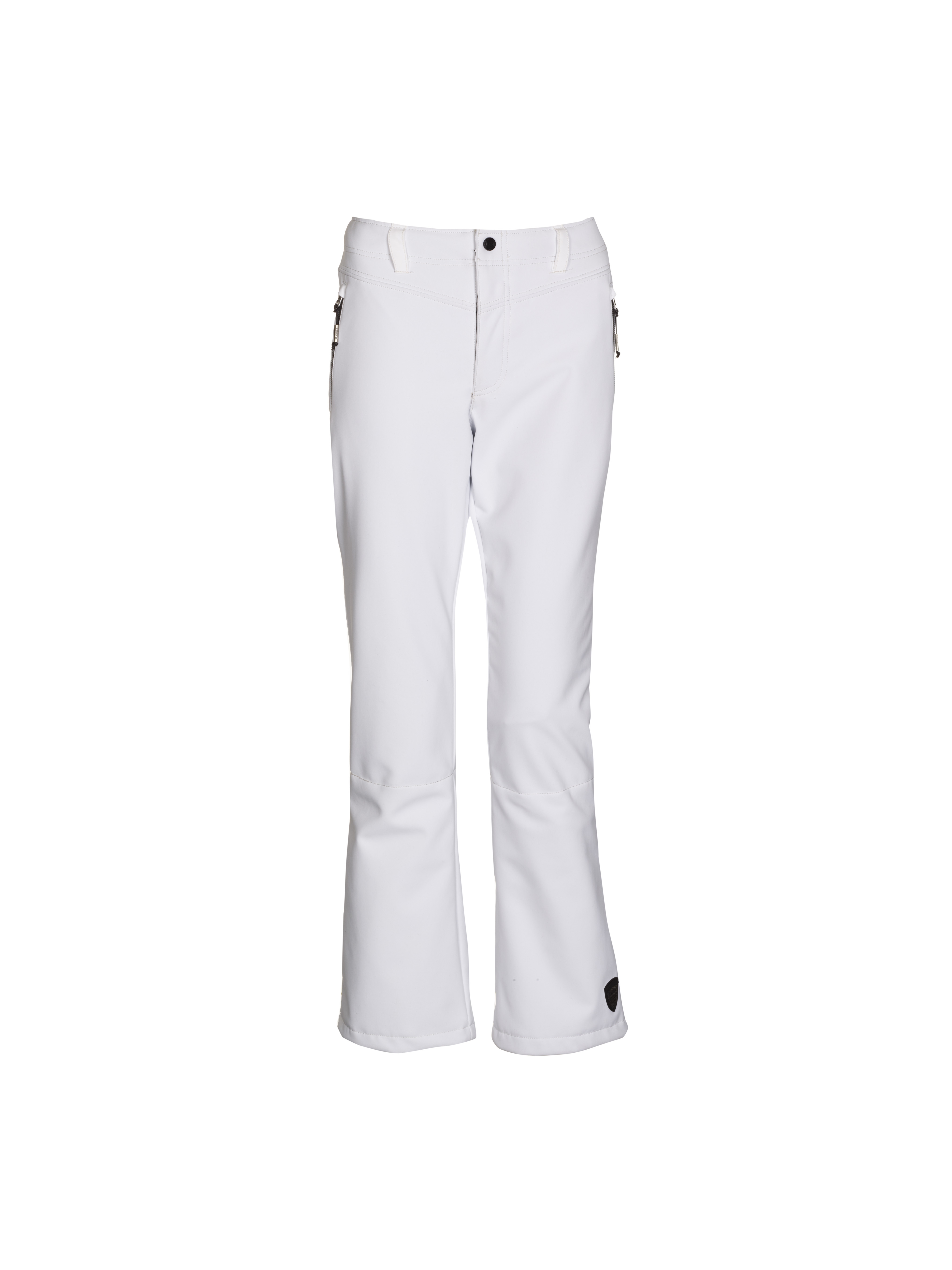 Killtec jilli soft shell womens stretch pant white view 2