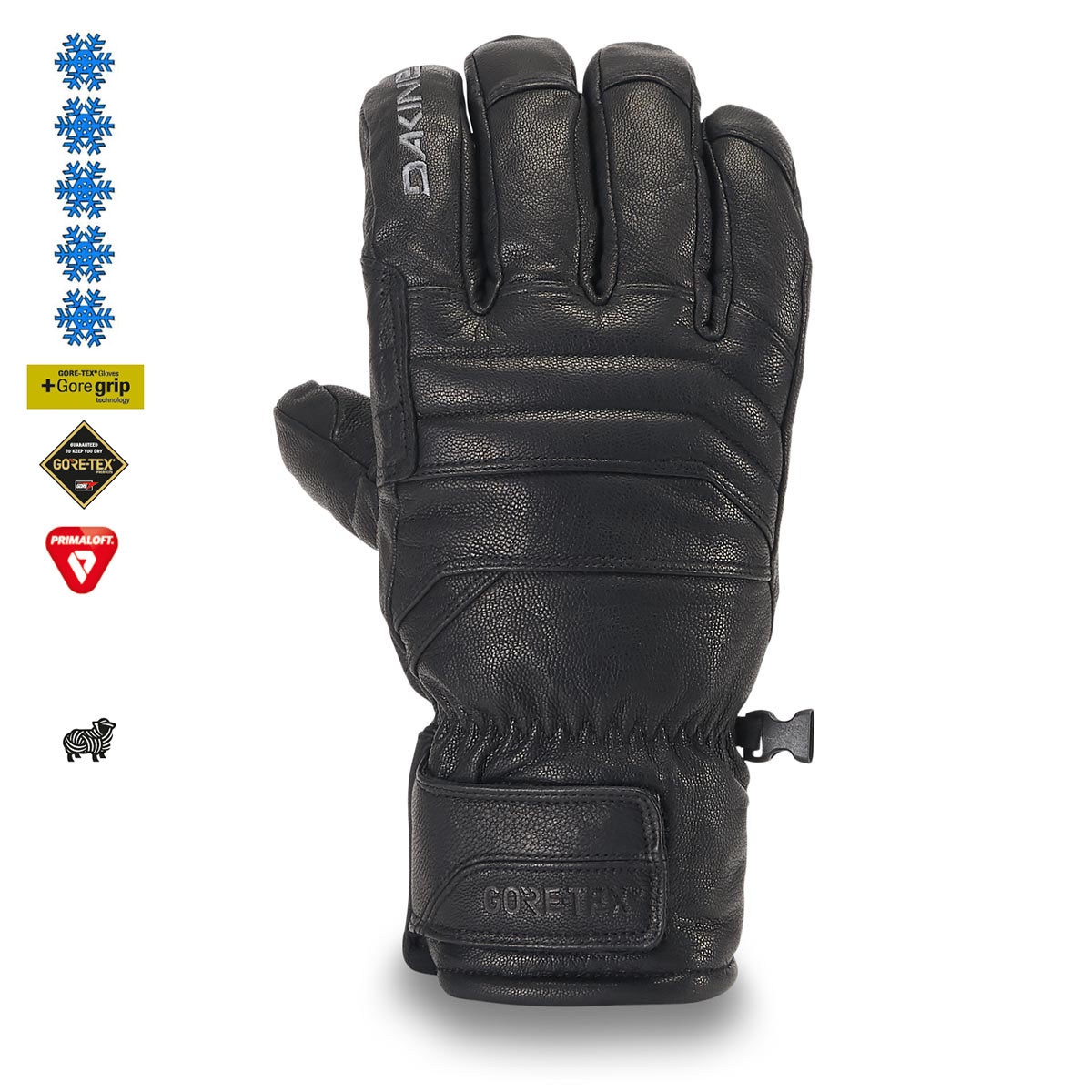 Dakine Kodiak Gore-Tex Glove - Black view 2